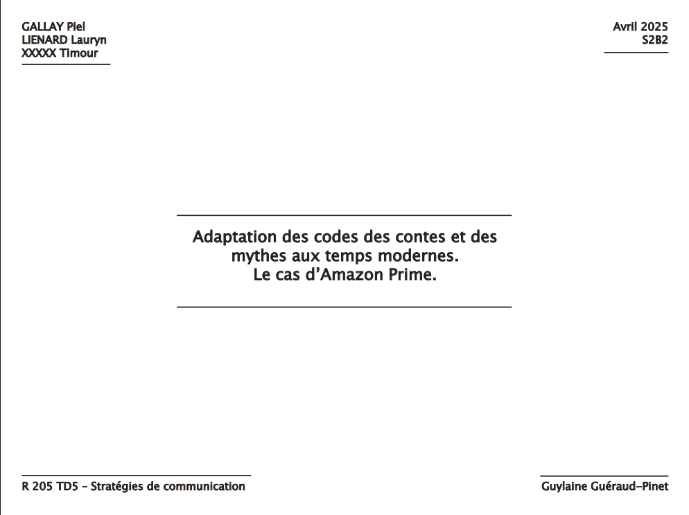 Adaptation de conte
